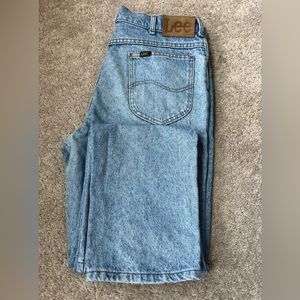 LEE brand light wash blue jeans